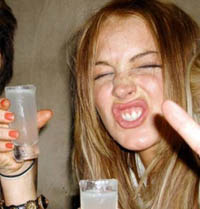 Lindsay Lohan is NOT a milkaholic!