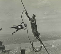 construction worker in sky - thumbnail