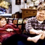 Roseanne Barr and John Goodman Roseanne Barr and John Goodman