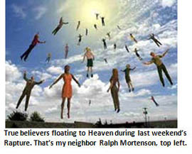 The Rapture a non-event – Except for one lucky winner