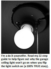 How to turn on a light in less than 23 steps