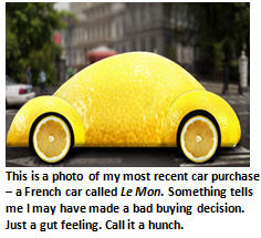 Everything I needed to know about life I learned from my car