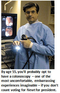 Getting a colonoscopy is better than sex…