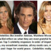 Three celebrities with gratitude quotes displayed.