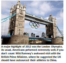 2012 – The Year in Review – As seen from the Bleachers – Part 2: July – December