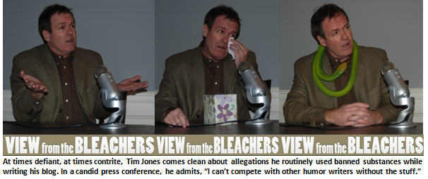 Humor writer admits to using banned substances and lying to everybody