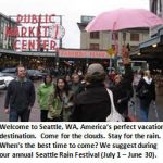 Seattle Rain pike place market 1