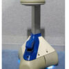 Telepresence robot with a screen and camera.