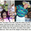 Two men dancing, one in a sombrero.