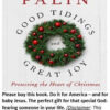 Book cover with Christmas wreath design.