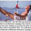 Man relaxing on a yacht with drink.