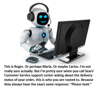 Sears - call center robot