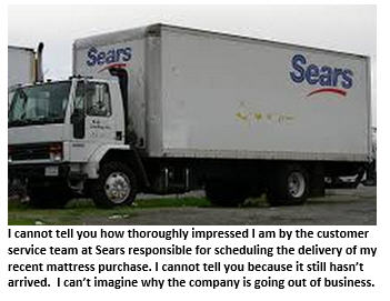 Sears - delivery truck