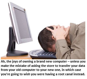 The joy of buying a new computer