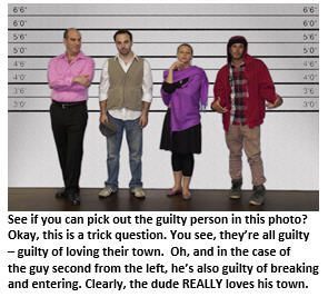 Help your town. Become a criminal