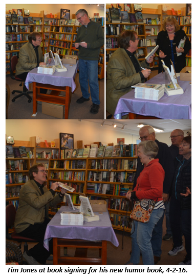 Book signing - Snow Goose Books with caption