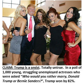 Trump - with women