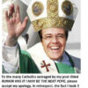 Man in papal attire waving and smiling.