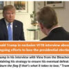 Two men in a formal interview setting.