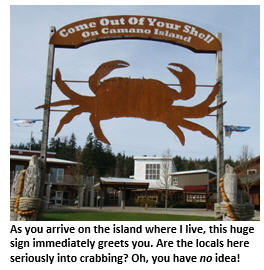 crabbing - crab sign
