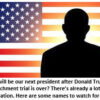 Silhouette with American flag background and text.