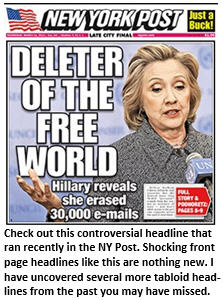 History – As Told by Forgotten Newspaper Headlines
