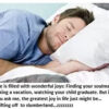 Man sleeping peacefully on a white pillow.