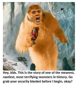 A Very Scary Fairy Tale – The Angry Orange Ogre