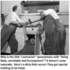 Three men humorously struggling with plumbing.