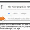 Google search result for "Tim Jones".