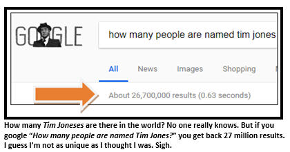 The Downside of Having a Common Name