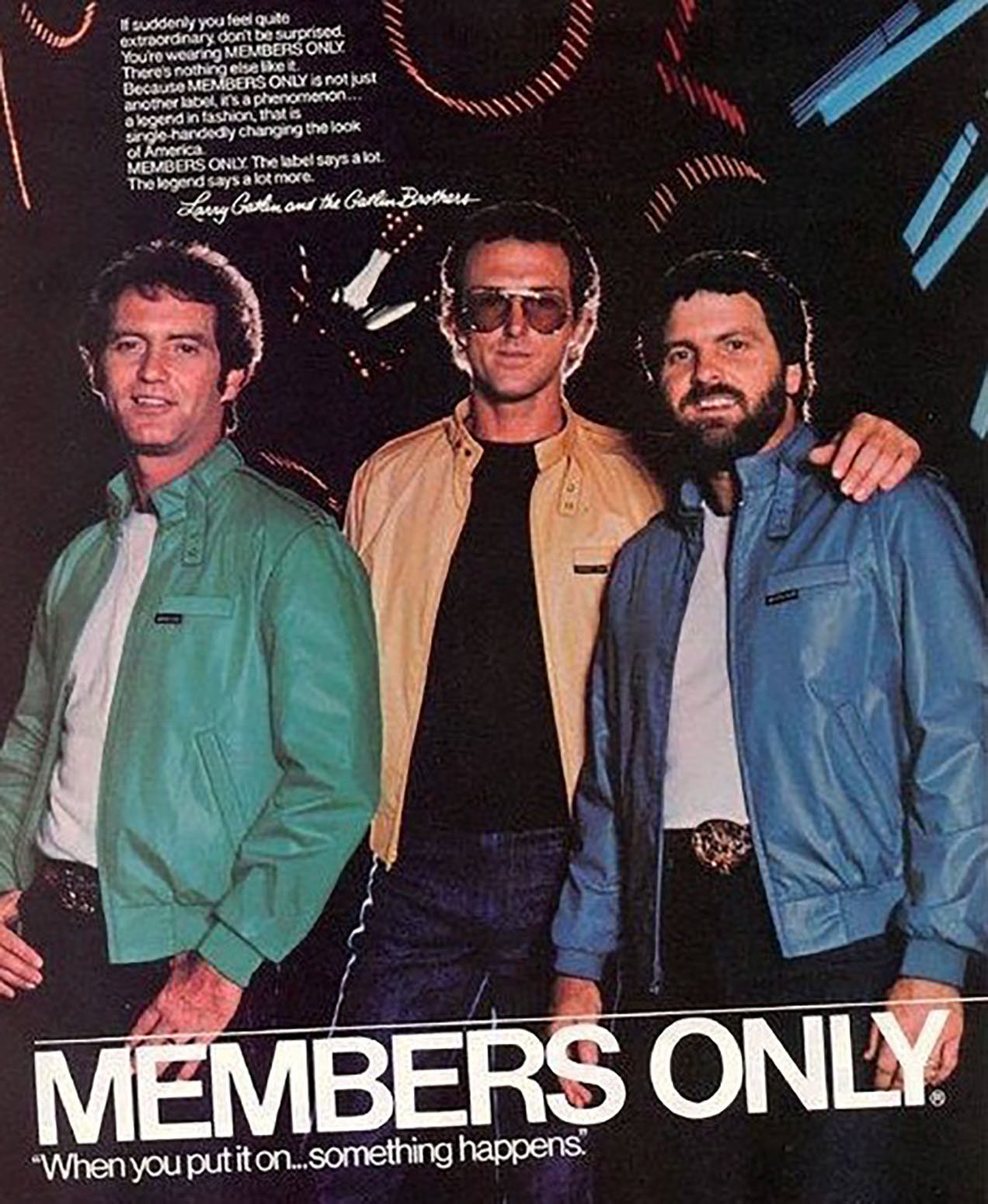 Despite hours and hours of trying, I can’t figure out a way to upload any of my old outfits to the cloud – not even my 1983 Members Only faux-leather jacket.