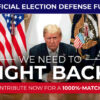 Donald Trump Legal Defense Fund Fight Back