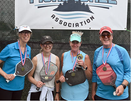 Recently I competed in a pickleball tournament. That’s me on the far right. As you can plainly see, I WON A MEDAL. Admittedly, mine was for 25th place, but my wife doesn’t need to know that. If she asks you, back up my story that I took FIRST PLACE.