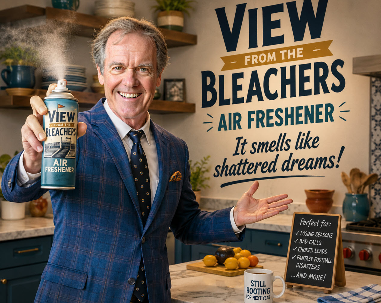 Here is one new product launch that is guaranteed to become a smashing success. My own invention: VFTB Air Freshener. It came to me in a dream, so you know I’ve thought it through. Buy 50 cans and the 51st one is half off. That’s marketing, buddy!