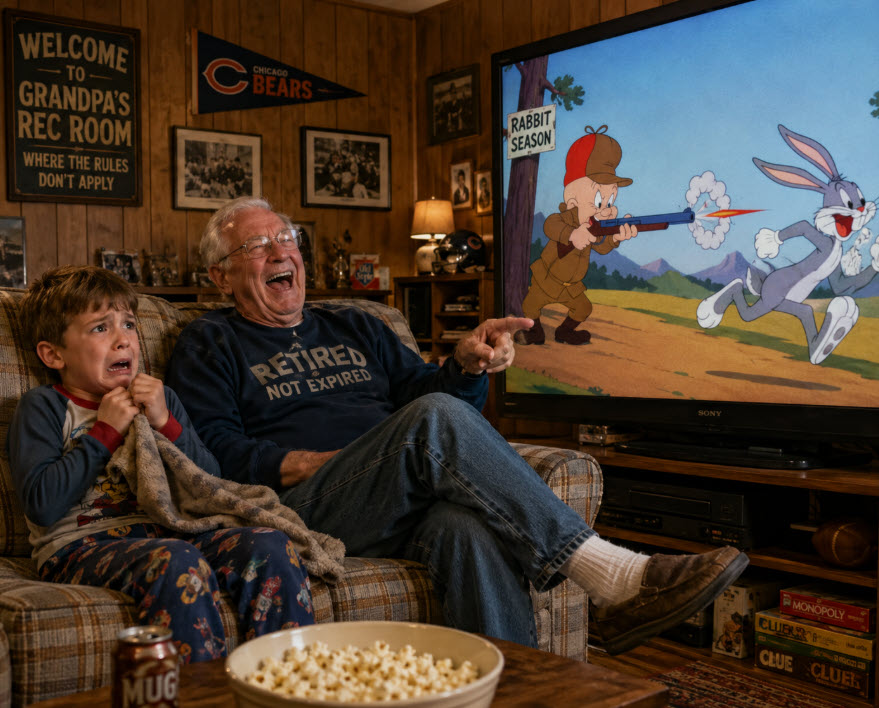 When I was a child, my favorite shows were Looney Tunes cartoons. I had no idea I was learning to tolerate gratuitous violence, sexually predatory behavior, and adult nudity in front of young impressionable ducks – until my extremely woke adult daughter set me straight. Sigh…